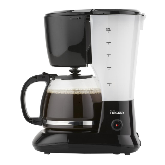 Tristar Kaffeemaschine 1,25 Liter Glaskanne - 750W 2 Tristar Kaffeemaschine 1,25 Liter Glaskanne - 750W