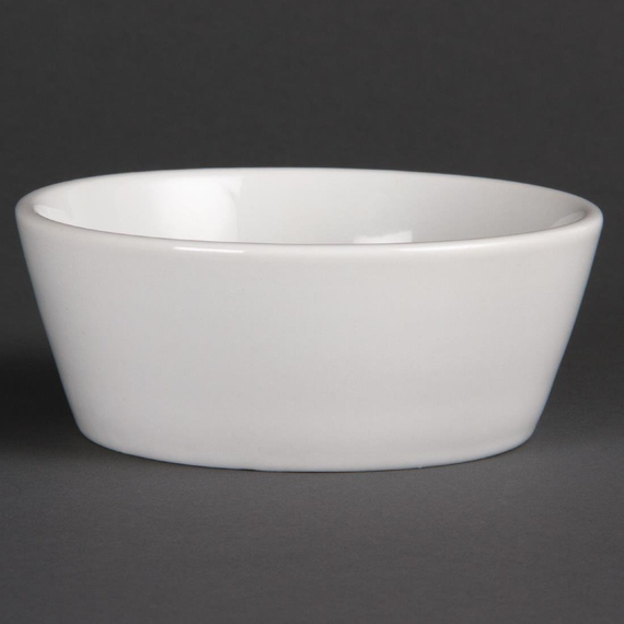 Olympia Whiteware runde konische Schalen 12cm (12 Stück) Olympia Whiteware runde konische Schalen 12cm (12 Stück)