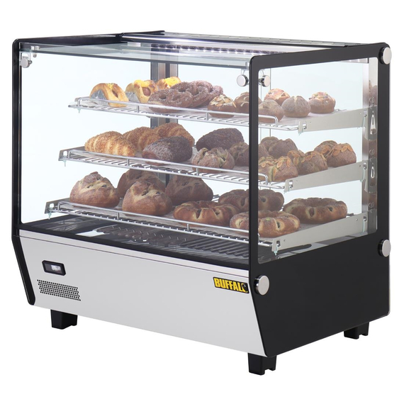 Buffalo Quadratische Tischplatte Beheizte Auslagevitrine 120Ltr 7 Buffalo Quadratische Tischplatte Beheizte Auslagevitrine 120Ltr