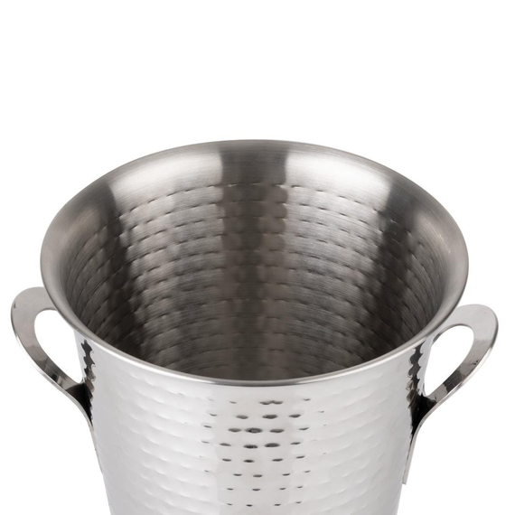Olympia Flare Weineimer Gehämmert Edelstahl 4,3Ltr 3 Olympia Flare Weineimer Gehämmert Edelstahl 4,3Ltr