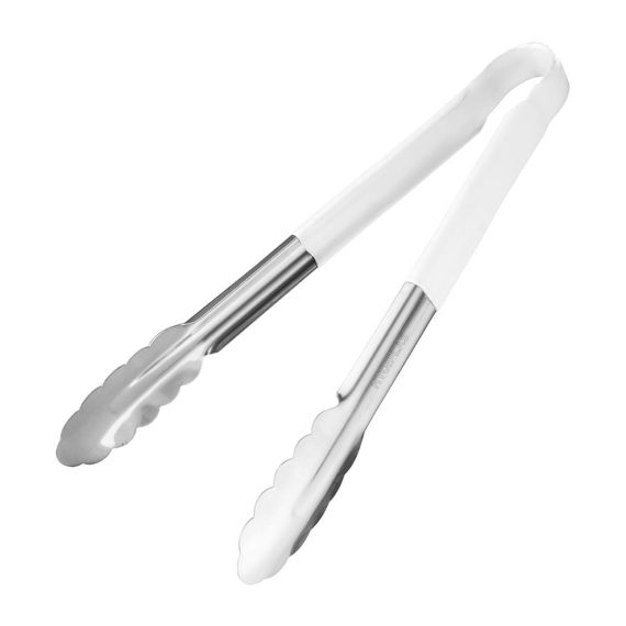 Hygiplas farbcodierte Servierzange weiß 30cm Hygiplas farbcodierte Servierzange weiß 30cm
