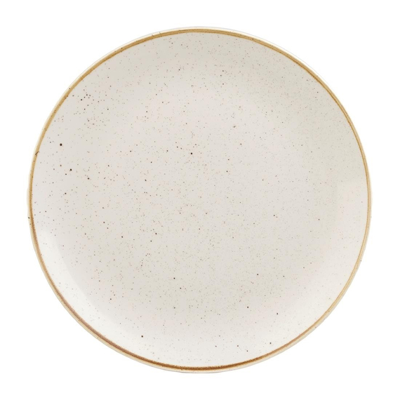 Churchill Stonecast Barley White Coupé-Teller, 254 mm, (12 Stück) Churchill Stonecast Barley White Coupé-Teller, 254 mm, (12 Stück)