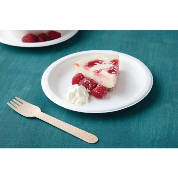 Fiesta Compostable kompostierbare Zuckerrohrteller 17,9cm (50 Stück) Fiesta Compostable kompostierbare Zuckerrohrteller 17,9cm (50 Stück)