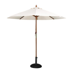Bolero runder Sonnenschirm creme 2,5m