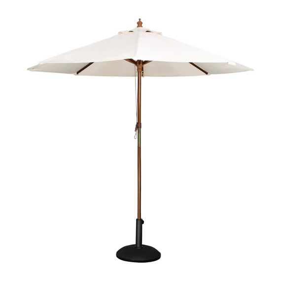 Bolero runder Sonnenschirm creme 2,5m Bolero runder Sonnenschirm creme 2,5m