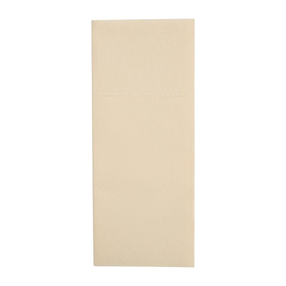 Fiesta Recyclebare Premium Tablin Dinner-Servietten, cremefarben, 48 x 40 cm, Airlaid-Taschenfaltung (400 Stück) Fiesta Recyclebare Premium Tablin Dinner-Servietten, cremefarben, 48 x 40 cm, Airlaid-Taschenfaltung (400 Stück)