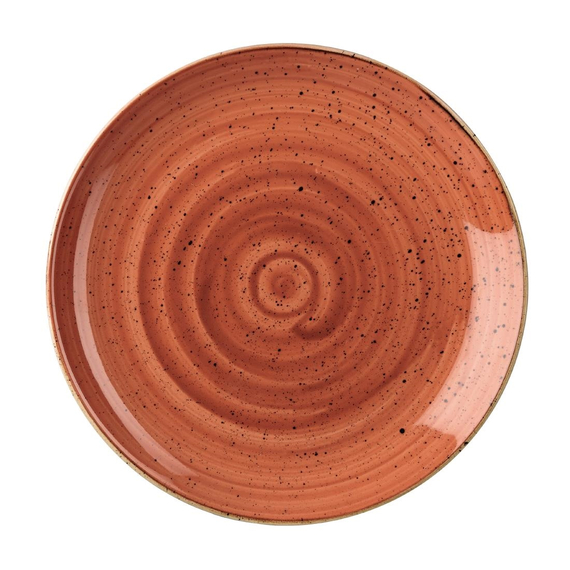 Churchill Stonecast, runder Coupe-Teller, gewürztes Orange, 260 mm, (12 Stück) 1 Churchill Stonecast, runder Coupe-Teller, gewürztes Orange, 260 mm, (12 Stück)