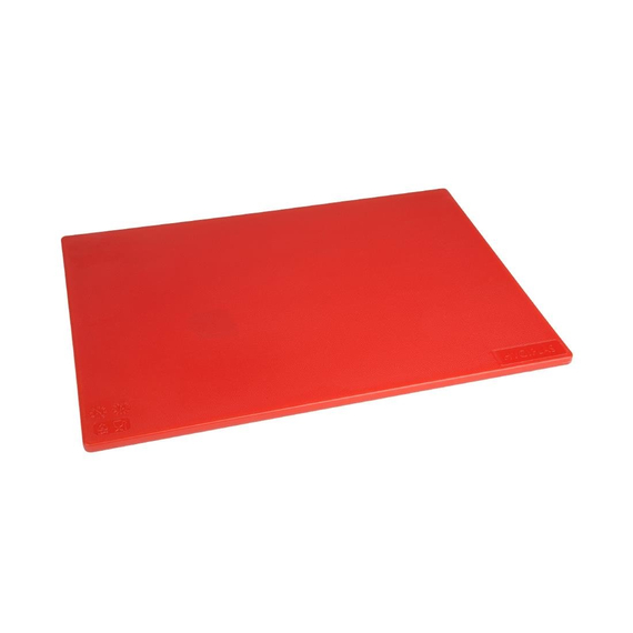 Hygiplas LDPE Schneidebrett rot 45x30x1cm Hygiplas LDPE Schneidebrett rot 45x30x1cm