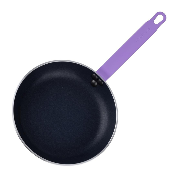 Hygiplas Teflon Platinum Plus antihaftbeschichtete Bratpfanne 240mm grün lila 2 Hygiplas Teflon Platinum Plus antihaftbeschichtete Bratpfanne 240mm grün lila
