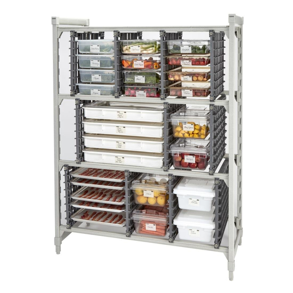 Cambro Universal-Lagerregal-Starterkit für Basics Plus-Regale mit einer Tiefe von 530 mm Cambro Universal-Lagerregal-Starterkit für Basics Plus-Regale mit einer Tiefe von 530 mm