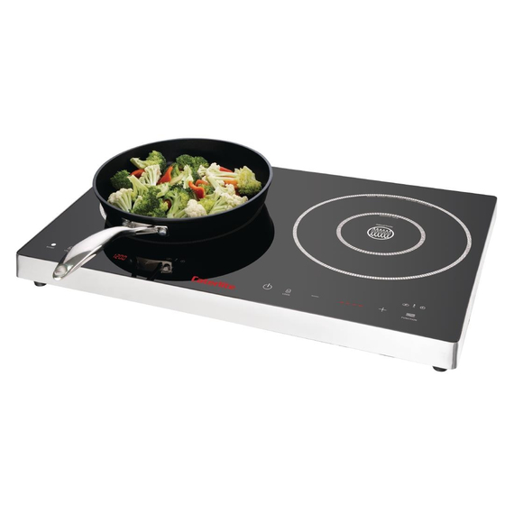 Caterlite Touch Control Doppel-Induktionskochfeld 2 Caterlite Touch Control Doppel-Induktionskochfeld