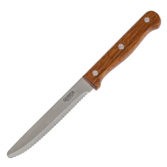 Olympia abgerundete Steakmesser Holz (12 Stück) 1 Olympia abgerundete Steakmesser Holz (12 Stück)