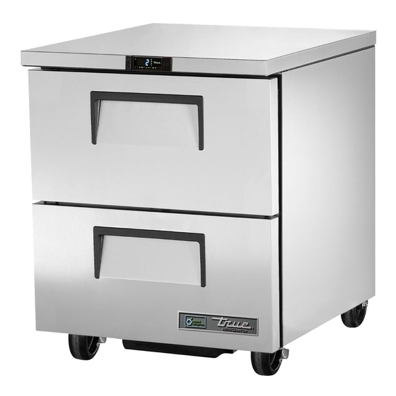 True Unterbaukühlschrank mit 2 Schubladen TUC-27D-2-HC True Unterbaukühlschrank mit 2 Schubladen TUC-27D-2-HC