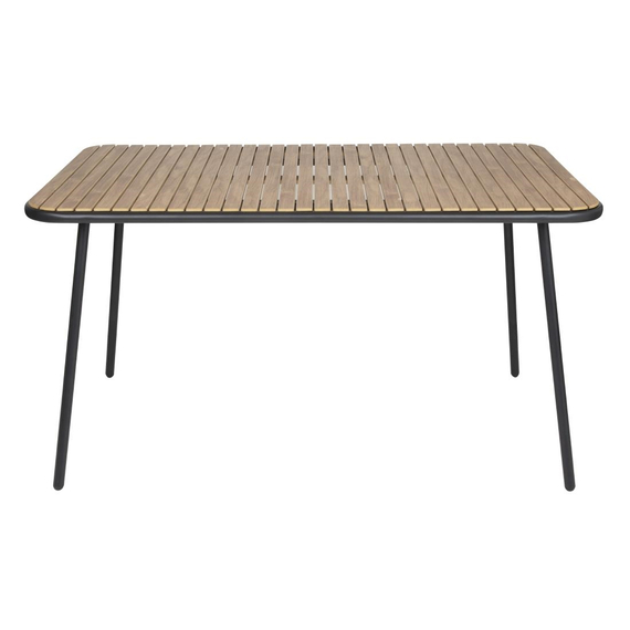 Bolero Santorini Rechteckiger Tisch in Holzoptik, 1400 mm 1 Bolero Santorini Rechteckiger Tisch in Holzoptik, 1400 mm