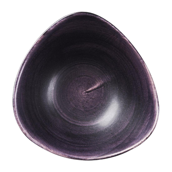 Churchill Stonecast Patina, dreieckige Schale, tiefviolett, 185 mm, (12 Stück) 4 Churchill Stonecast Patina, dreieckige Schale, tiefviolett, 185 mm, (12 Stück)