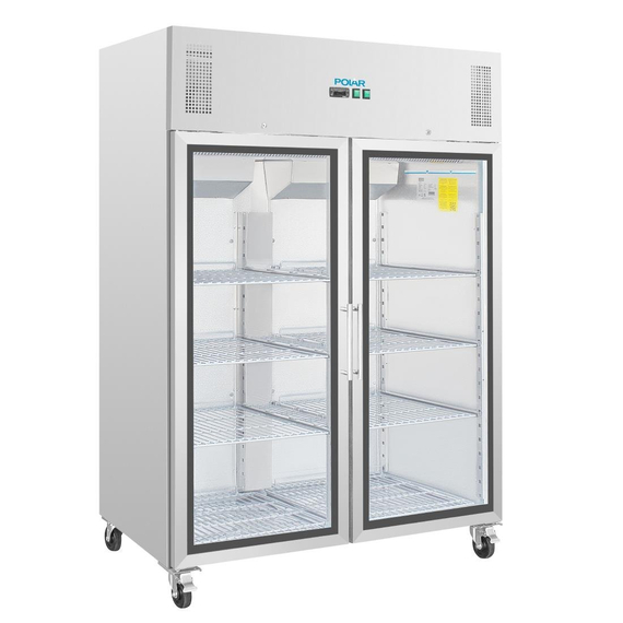 Polar Serie G Gastro Kühlvitrine 2-türig 1200L Polar Serie G Gastro Kühlvitrine 2-türig 1200L