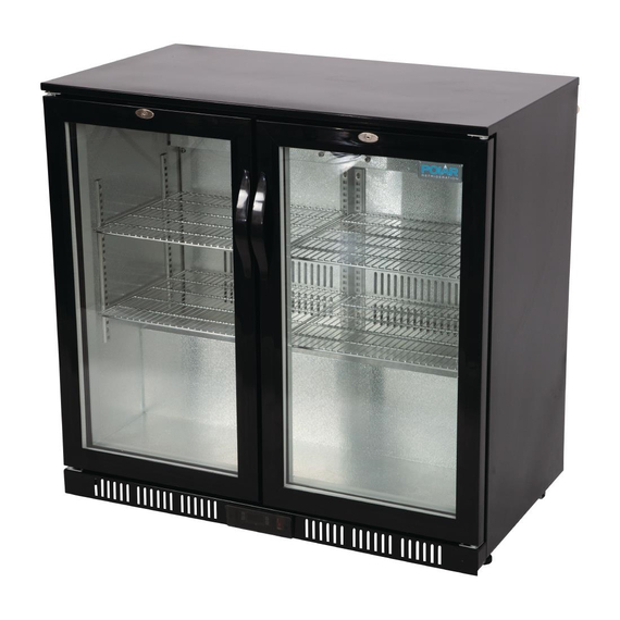 Polar Serie G Barkühlschrank mit 2 Klapptüren 198L 1 Polar Serie G Barkühlschrank mit 2 Klapptüren 198L