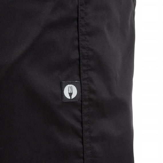 Chef Works Leichte, schmale Hose für Herren Schwarz Größe S 3 Chef Works Leichte, schmale Hose für Herren Schwarz Größe S