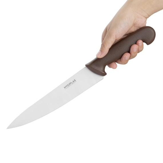 Hygiplas Kochmesser 21,5cm braun 1 Hygiplas Kochmesser 21,5cm braun