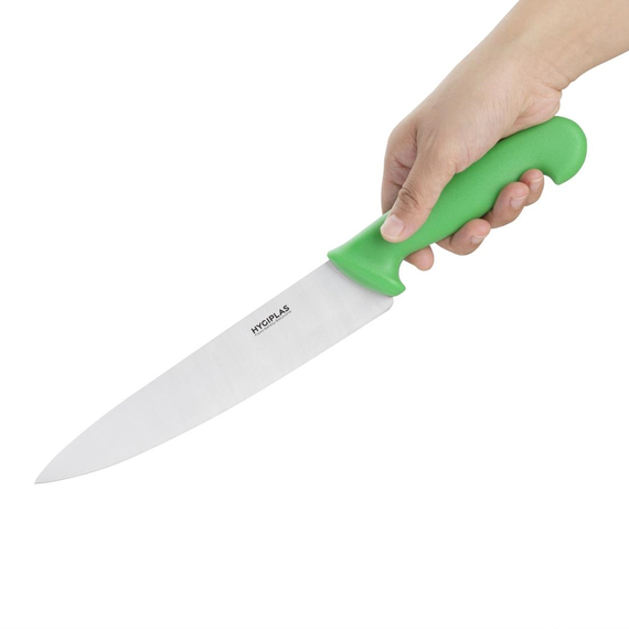 Hygiplas Kochmesser 21cm grün 1 Hygiplas Kochmesser 21cm grün