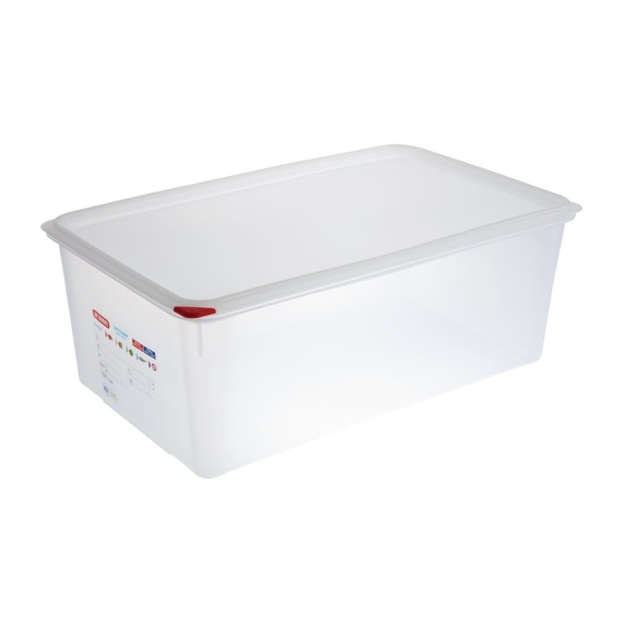 Araven Polypropylen 1/1 Gastronorm Lebensmittel-Aufbewahrungsbox 28Ltr (4 Stück) 6 Araven Polypropylen 1/1 Gastronorm Lebensmittel-Aufbewahrungsbox 28Ltr (4 Stück)