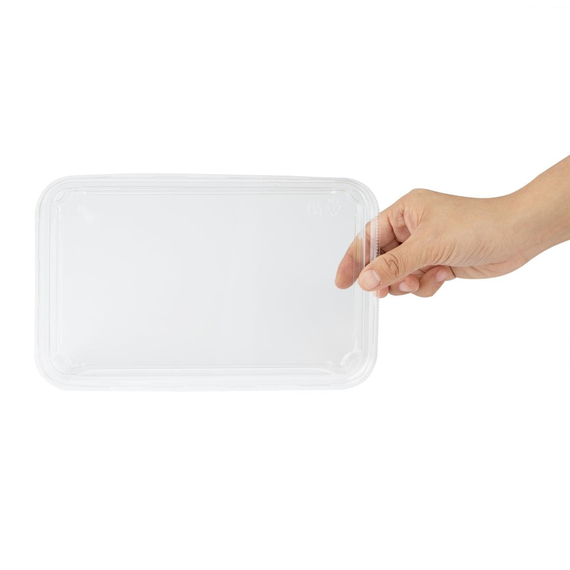 Fiesta Recyclierbare PET-Deckel für Nr. 7 Sushi-Tabletts (300 Stück) 2 Fiesta Recyclierbare PET-Deckel für Nr. 7 Sushi-Tabletts (300 Stück)