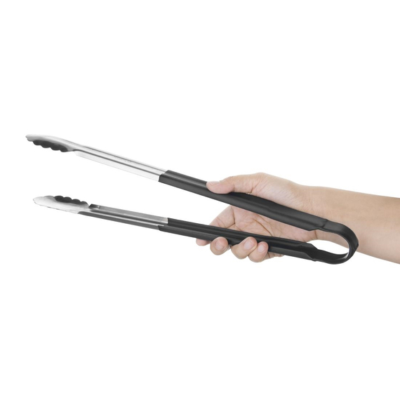Hygiplas farbkodierte Servierzange schwarz 40,5cm 1 Hygiplas farbkodierte Servierzange schwarz 40,5cm
