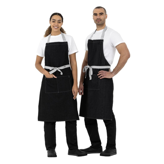 Southside Denimlatzschürze schwarz 7 Southside Denimlatzschürze schwarz