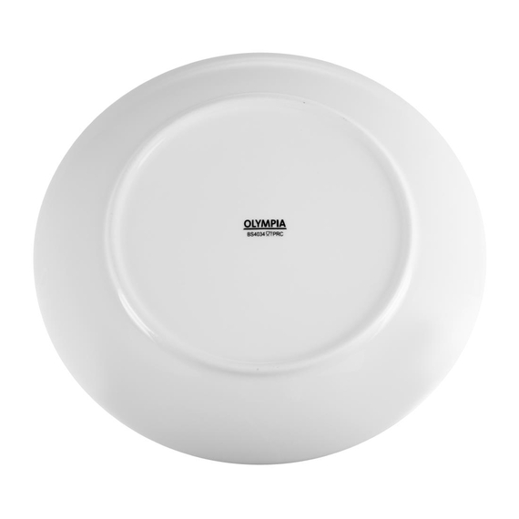 Olympia Whiteware runde Coupeteller 25cm (12 Stück) 4 Olympia Whiteware runde Coupeteller 25cm (12 Stück)