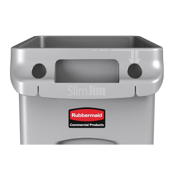 Rubbermaid Slim Jim Abfalleimer 60L 6 Rubbermaid Slim Jim Abfalleimer 60L