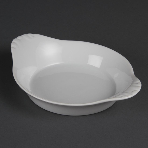 Olympia Whiteware runde Gratinschalen weiß 22cm (6 Stück) Olympia Whiteware runde Gratinschalen weiß 22cm (6 Stück)