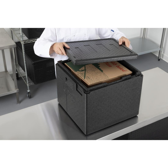 Vogue Isolierte EPP Pizza Transport Box 59Ltr für 8 Pizzen 8 Vogue Isolierte EPP Pizza Transport Box 59Ltr für 8 Pizzen