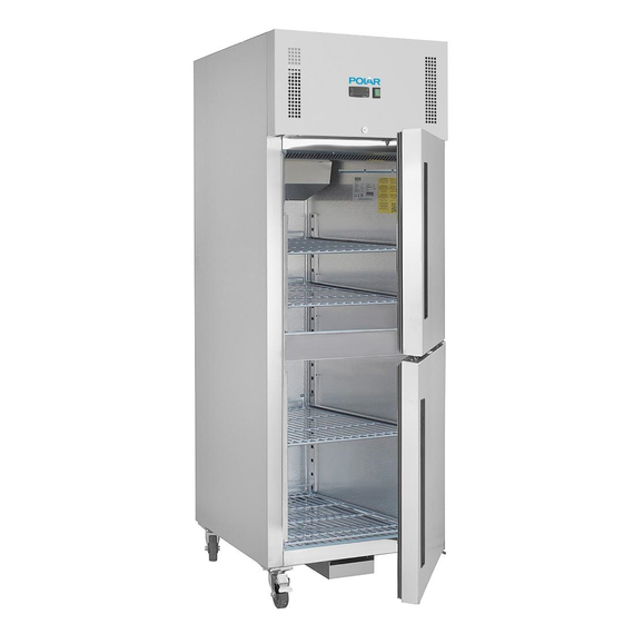 Polar Serie G Gefrierschrank Edelstahl mit 2 Türen 600L 3 Polar Serie G Gefrierschrank Edelstahl mit 2 Türen 600L