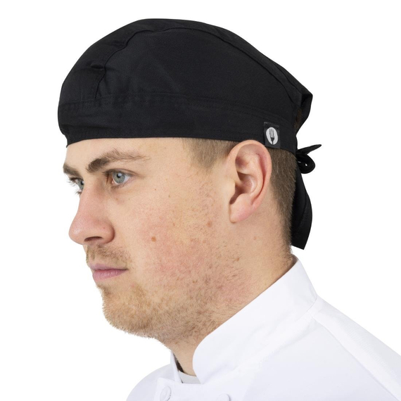 Chef Works Headwrap Schwarz 5 Chef Works Headwrap Schwarz