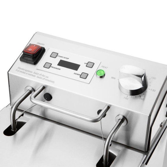 Buffalo Einzelne elektrische Fritteuse mit Timer 8Ltr 5 Buffalo Einzelne elektrische Fritteuse mit Timer 8Ltr