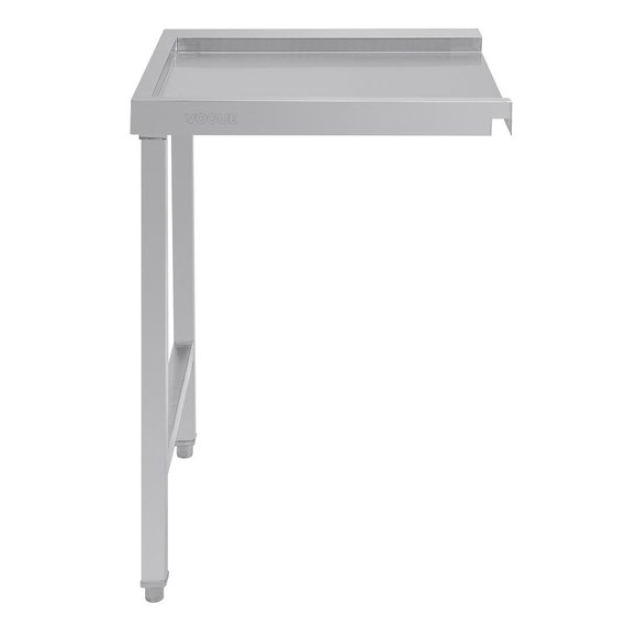 Vogue Tisch für Haubenspülmaschine rechts 60cm Vogue Tisch für Haubenspülmaschine rechts 60cm