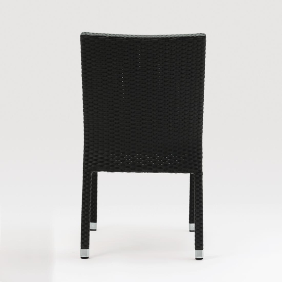 Bolero Rattanstühle anthrazit (4 Stück) 1 Bolero Rattanstühle anthrazit (4 Stück)