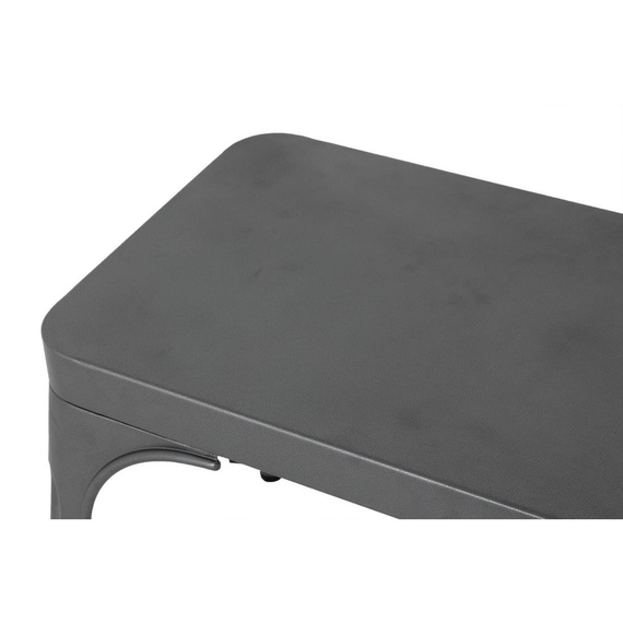 Bolero Bistro Metall-Sitzbänke Gunmetal 1000mm (2 Stück) 3 Bolero Bistro Metall-Sitzbänke Gunmetal 1000mm (2 Stück)