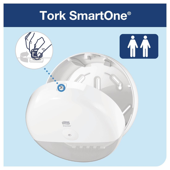 Tork SmartOne Toilettenpapierspender 2 Tork SmartOne Toilettenpapierspender