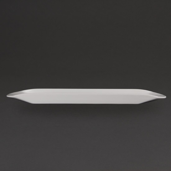 Olympia Whiteware reckteckige Snackschale 56cm 1 Olympia Whiteware reckteckige Snackschale 56cm