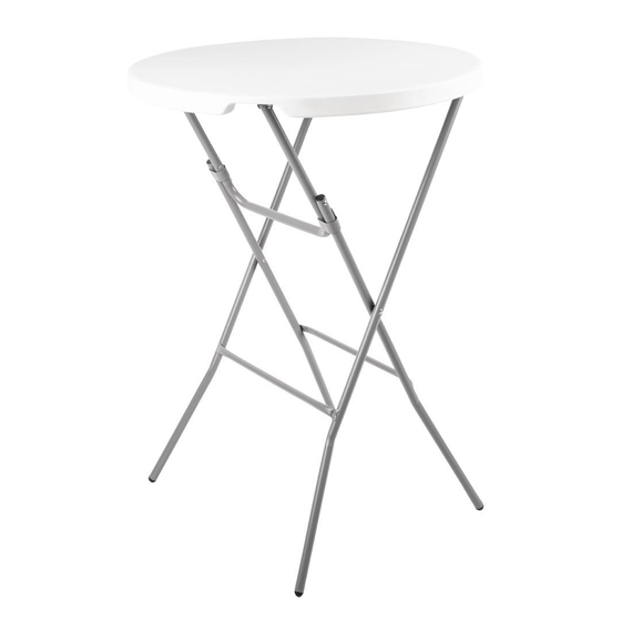 Bolero runder Klapptisch weiß 80cm Bolero runder Klapptisch weiß 80cm