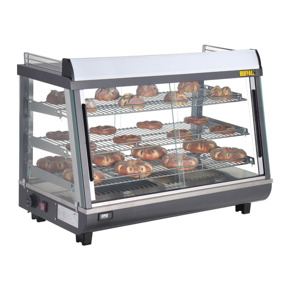 Buffalo beheizte Verkaufsvitrine für Vorder- und Hintertüren 136Ltr Buffalo beheizte Verkaufsvitrine für Vorder- und Hintertüren 136Ltr