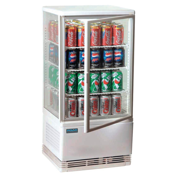 Polar C-Serie Energieeffizienter Ausstellungs-Kühlschrank Weiß 68Ltr 6 Polar C-Serie Energieeffizienter Ausstellungs-Kühlschrank Weiß 68Ltr