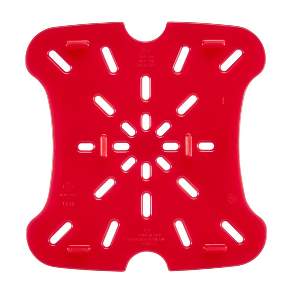 Cambro FreshPro Roter Abtropfboden 195x195mm 5 Cambro FreshPro Roter Abtropfboden 195x195mm