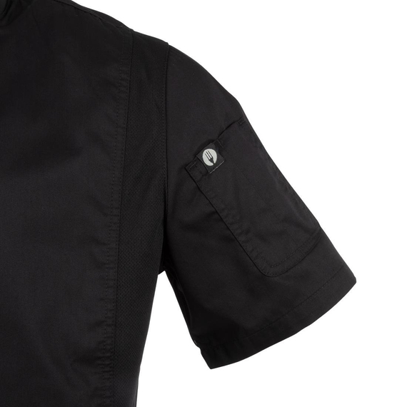 Chef Works Springfield Zipper Herren Kochjacke Schwarz XL 1 Chef Works Springfield Zipper Herren Kochjacke Schwarz XL