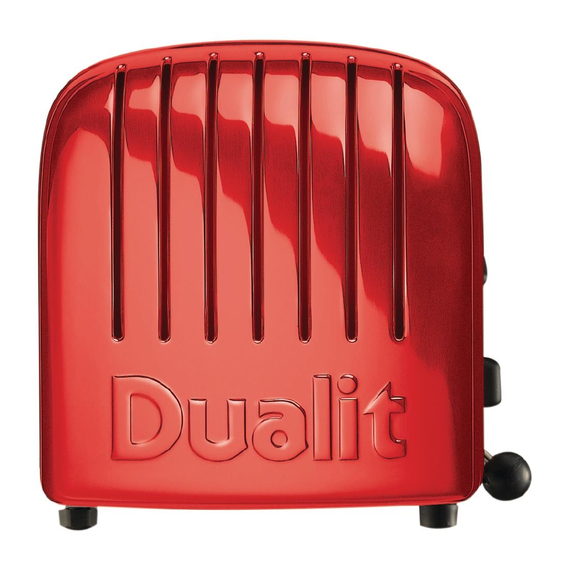 Dualit Toaster 60154 rot 6 Schlitze 1 Dualit Toaster 60154 rot 6 Schlitze