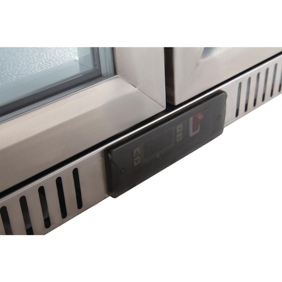Polar Serie G Edelstahl Barkühlschrank mit 3 Klapptüren 330L 6 Polar Serie G Edelstahl Barkühlschrank mit 3 Klapptüren 330L