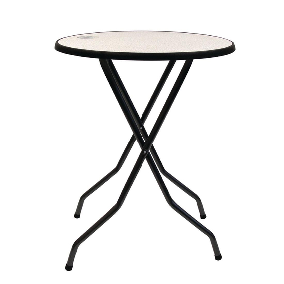 Ardennen runder klappbarer Stehtisch Metall grau 85cm Ardennen runder klappbarer Stehtisch Metall grau 85cm
