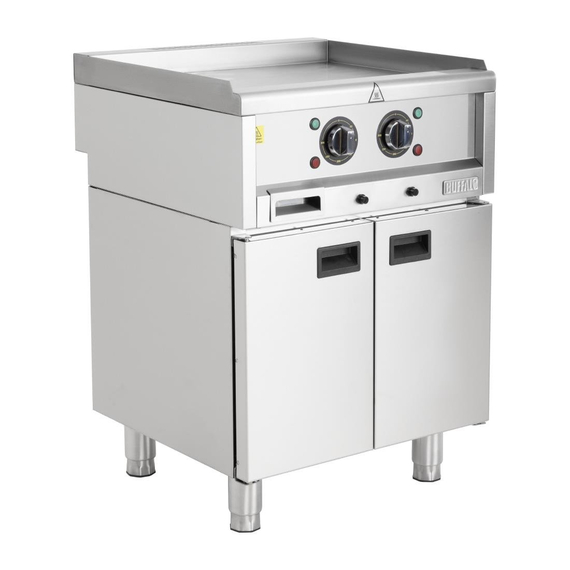 Buffalo 600 Serie freistehendes elektrisches Griddle 600mm Buffalo 600 Serie freistehendes elektrisches Griddle 600mm