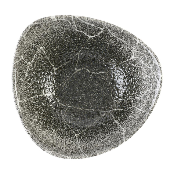 Churchill Studio Prints Kintsugi Quartz Schwarze dreieckige Schale, 185 mm, (12 Stück) Churchill Studio Prints Kintsugi Quartz Schwarze dreieckige Schale, 185 mm, (12 Stück)